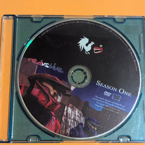 Rooster teeth red blue - red,