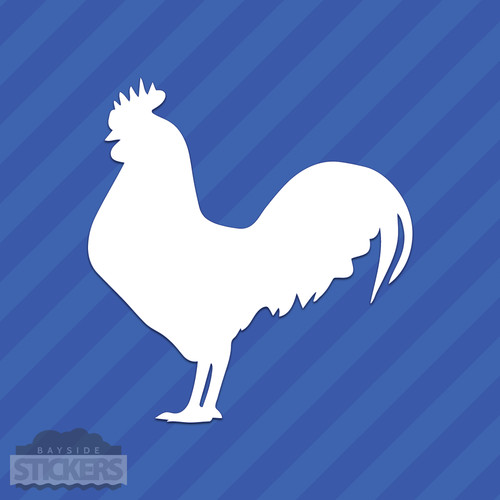 Rooster vinyl decal - rooster,